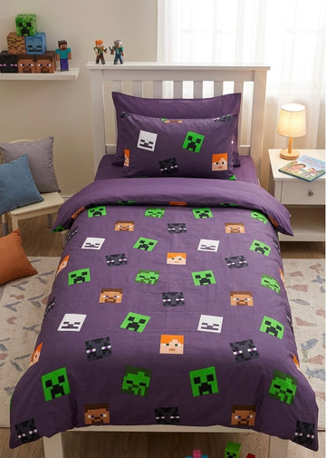 Minecraft Kids Comforter\Duvet Set