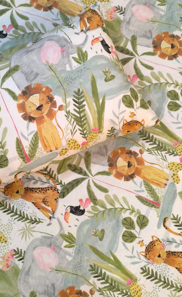 Lion  Kids cotton Percale Bedsheet