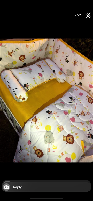 Circus Cot Bedding Set