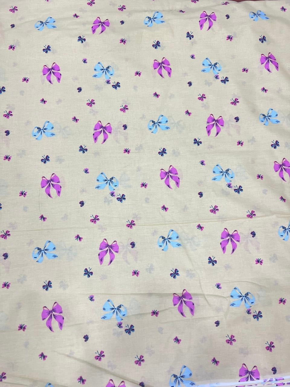 Bows Kids Cotton  Bedsheet