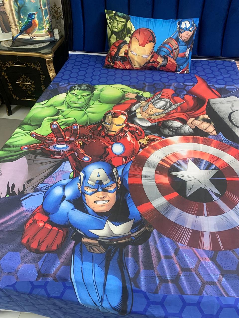 Avengers Kids Cotton  Bedsheet