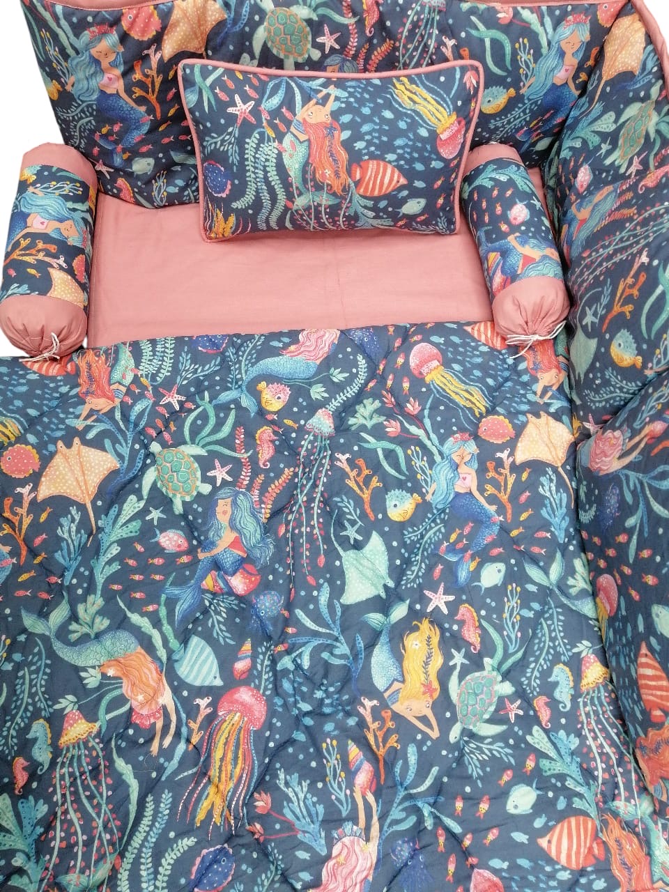 Under the sea Cot Bedding Set