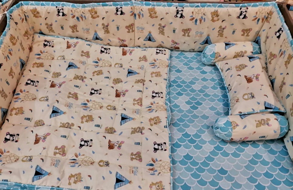 Teddy Cot Bedding Set