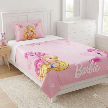 Barbie Kids Cotton  Bedsheet