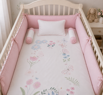 Butterfly Cot Bedding Set