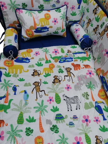 Animal Cot Bedding Set