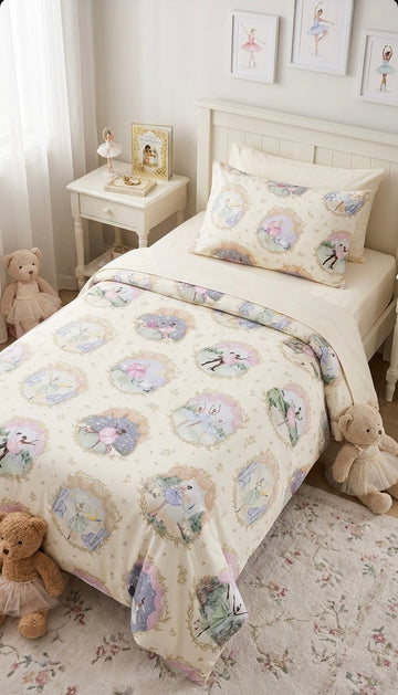 Ballerina Kids Comforter\Duvet Set