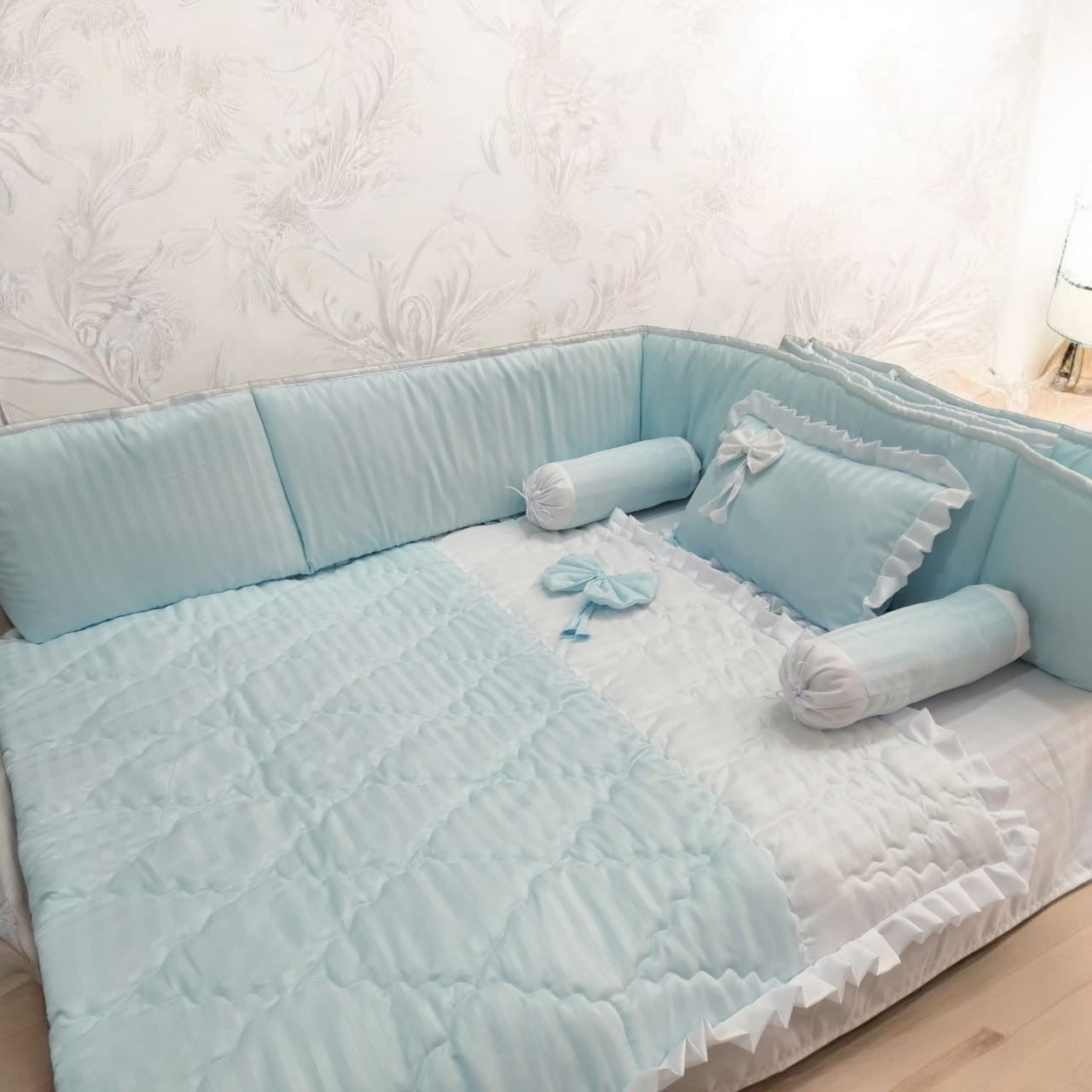 stripes Cot Bedding Set