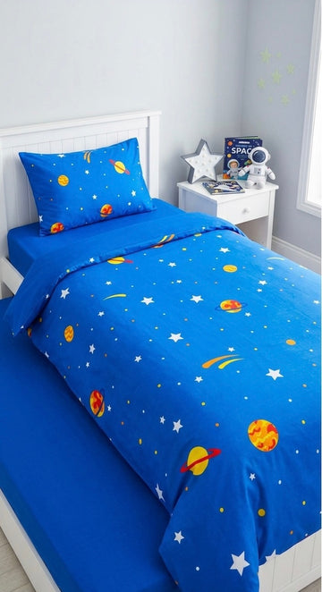 Space Kids Cotton  Bedsheet