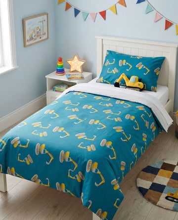 Tractor Kids Comforter\Duvet Set