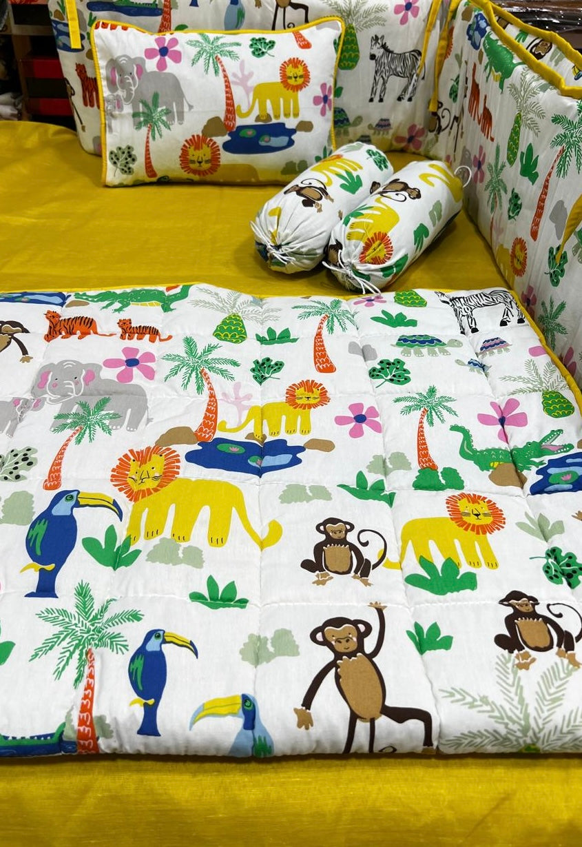 Animals Cot Bedding Set