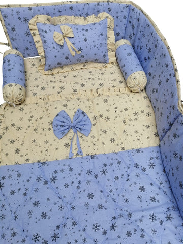 Blue Star Cot Bedding Set
