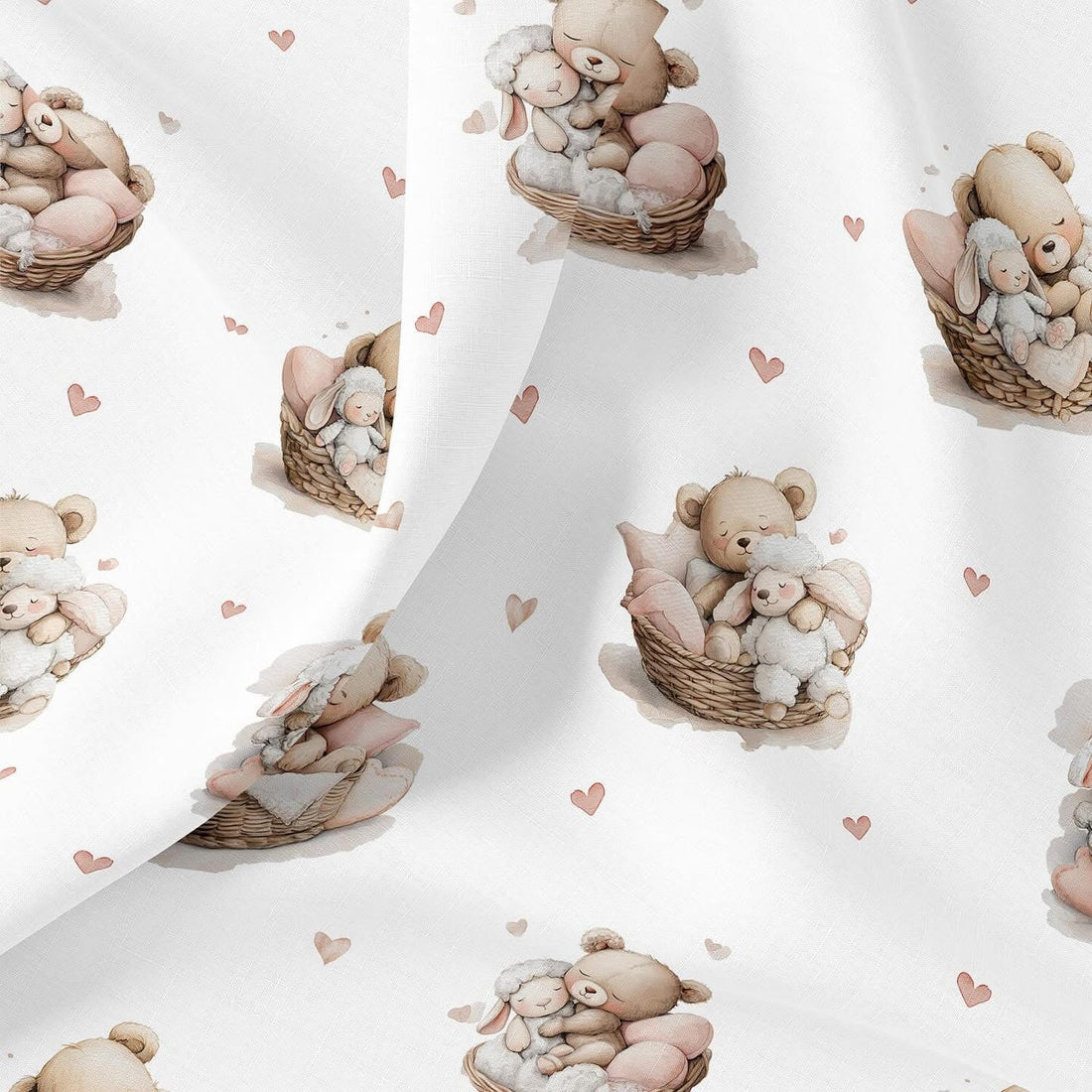 Bear & sheep Cot Bedding Set
