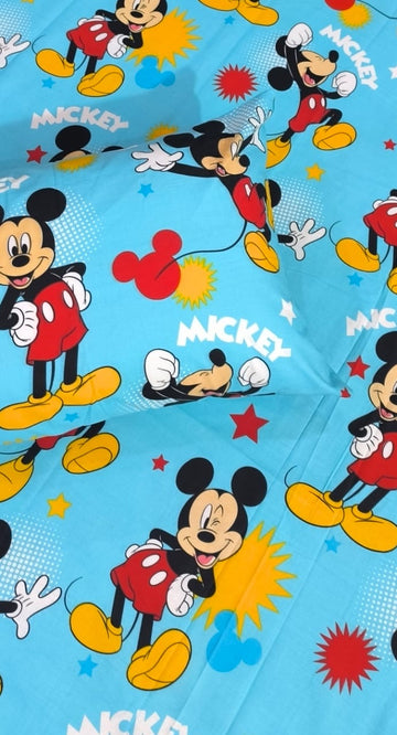 Mickey mouse Kids Cotton  Bedsheet