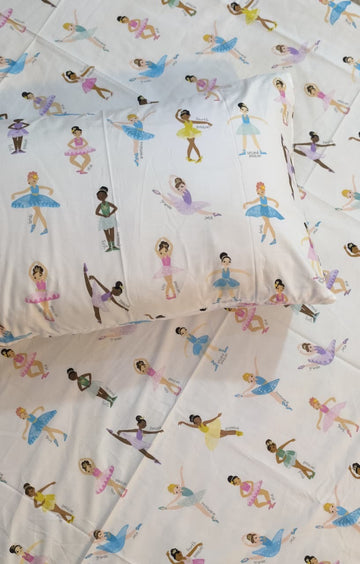 Dancing ballerina Kids Cotton  Bedsheet