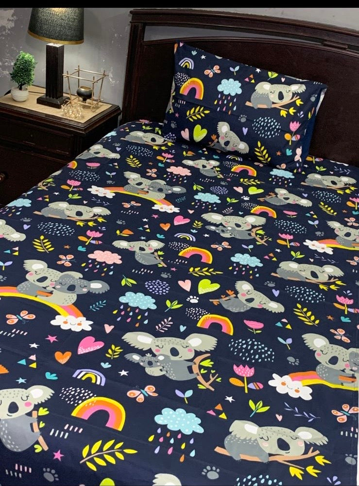 Koala Kids cotton Percale Bedsheet