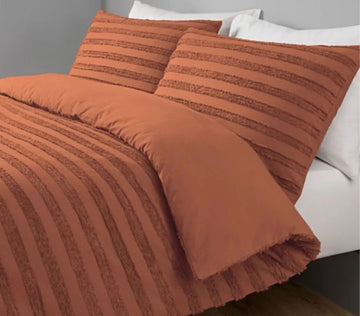 Rust Tufted Cotton Set