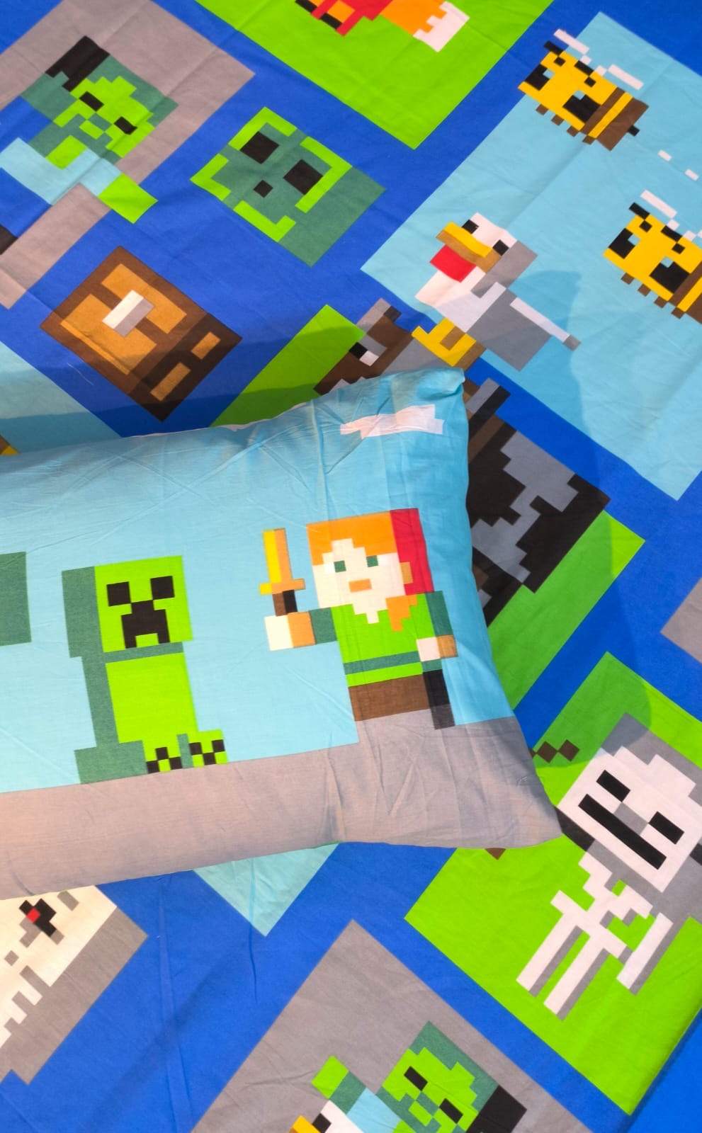 Mine craft Kids Cotton  Bedsheet