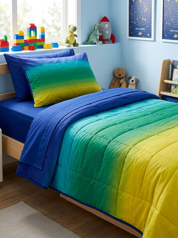 Blue ombre Kids Comforter\Duvet Set