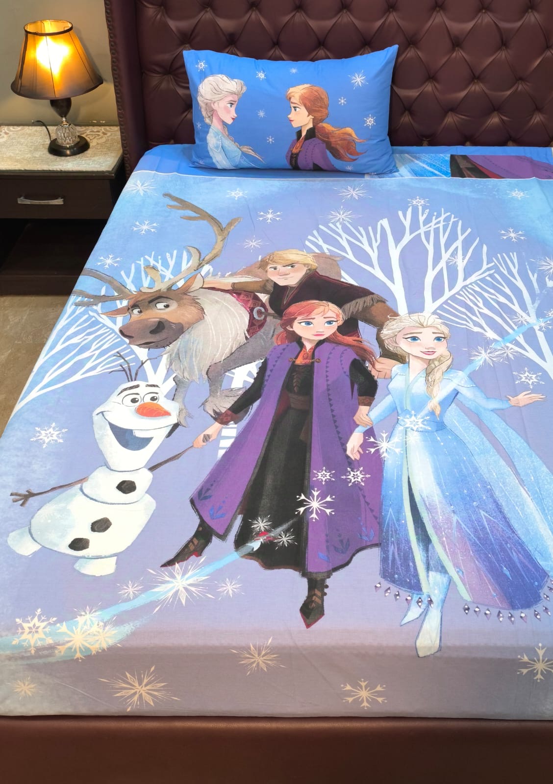 Frozen 6 Kids cotton Percale Bedsheet