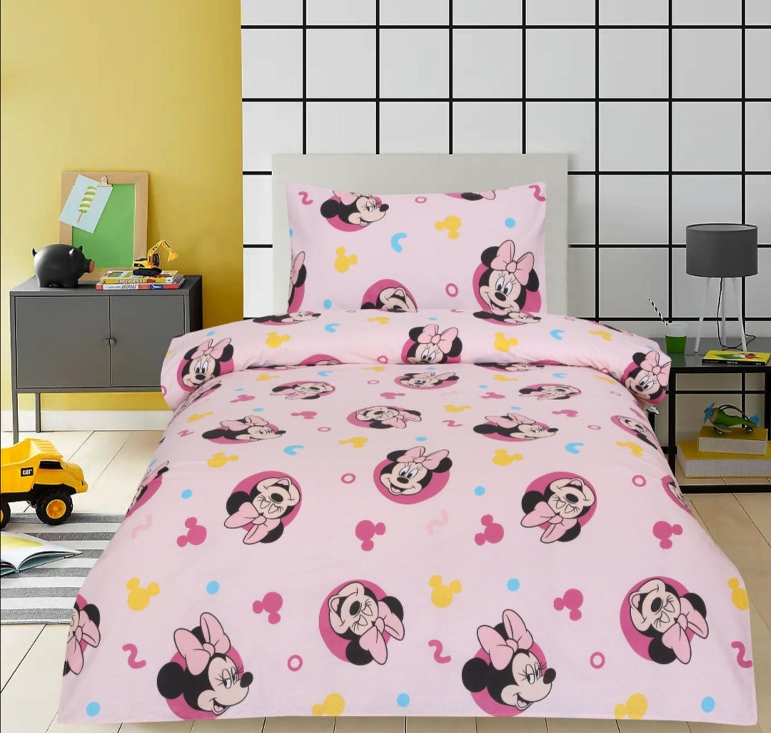 Minie Mouse Kids Comforter\Duvet Set