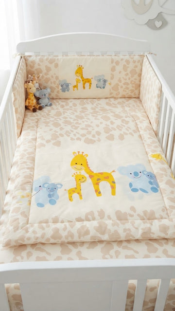 Giraffe Cot Bedding Set