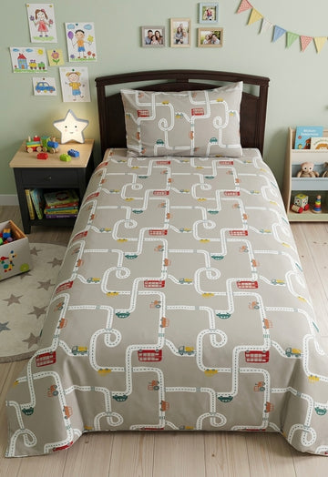 Track Kids Comforter\Duvet Set