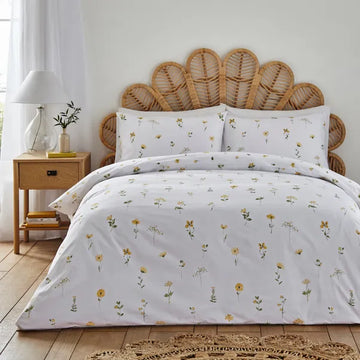 Pressed Petals Dunelm King Size Comforter Set - With Filling