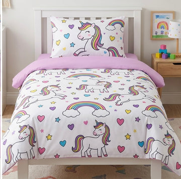 Unicorn Kids Comforter\Duvet Set