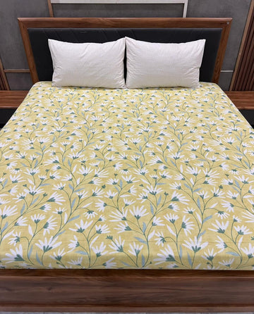 The Flower Cotton Bed Sheet