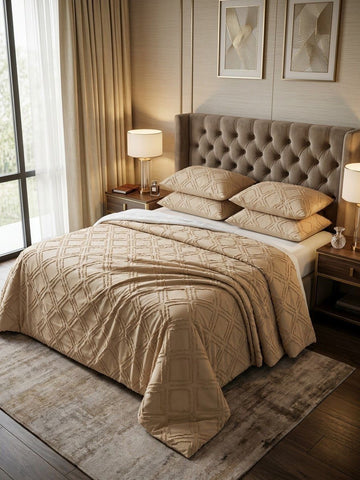 Cream Boho Tufted Set