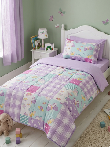 Butterflies Kids cotton Percale Bedsheet