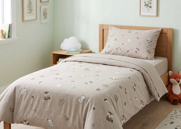 Racoon Kids Cotton  Bedsheet