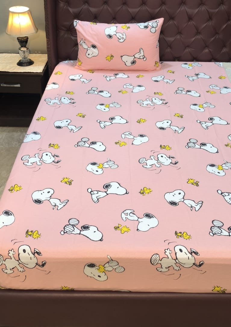 Snoopy Kids Cotton  Bedsheet