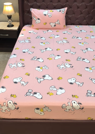 Snoopy Kids Cotton  Bedsheet