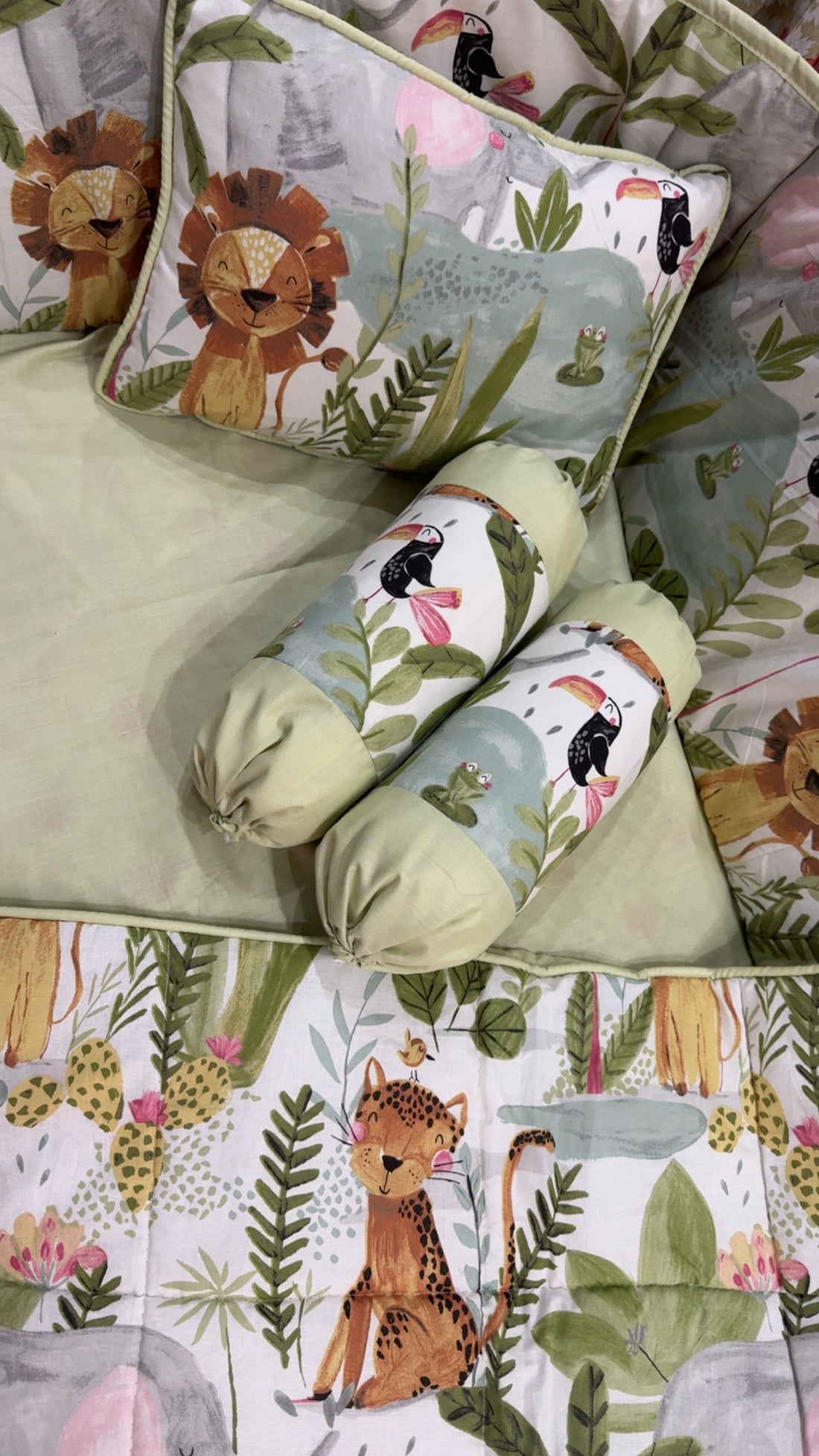 Lion Cot Bedding Set
