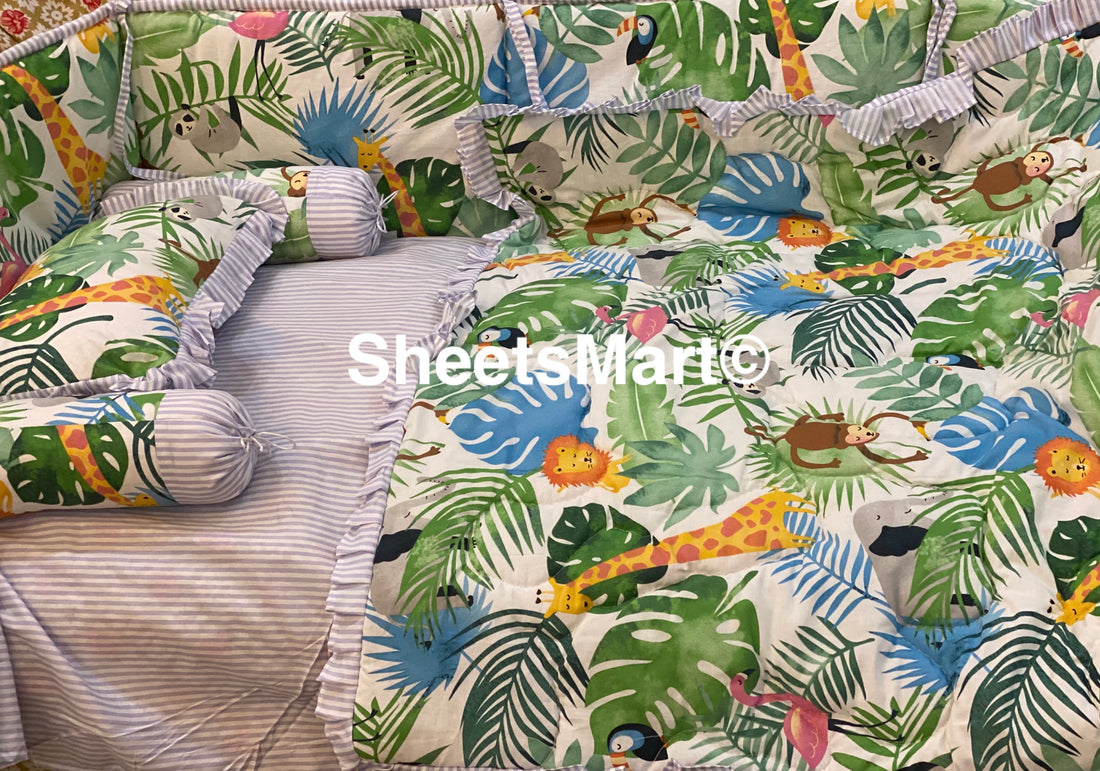 Safari Cot Bedding Set