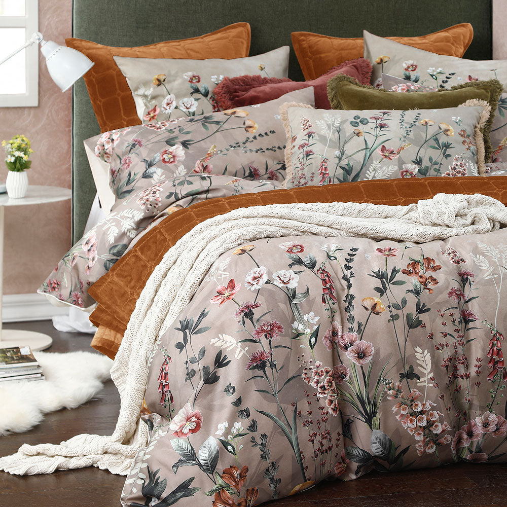 Floral Cotton Sateen Set