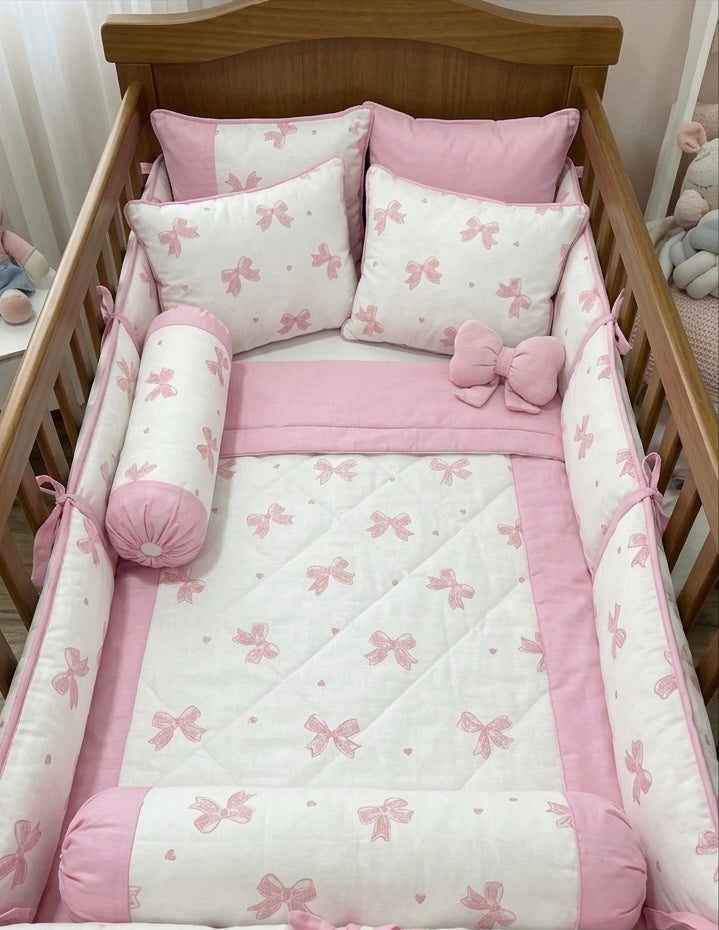 Bow Cot Bedding Set