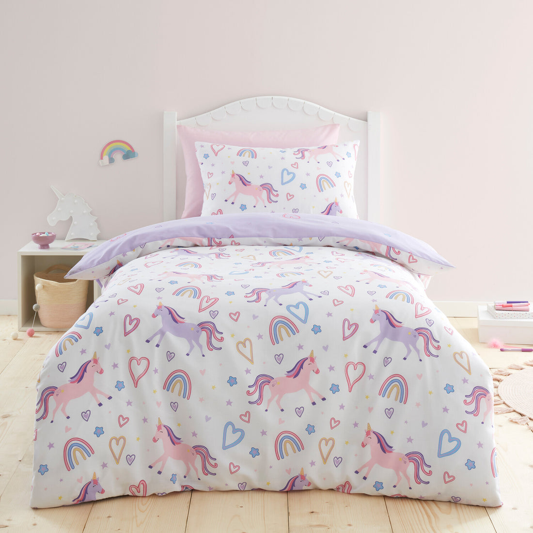 Unicorn Kids Cotton  Bedsheet