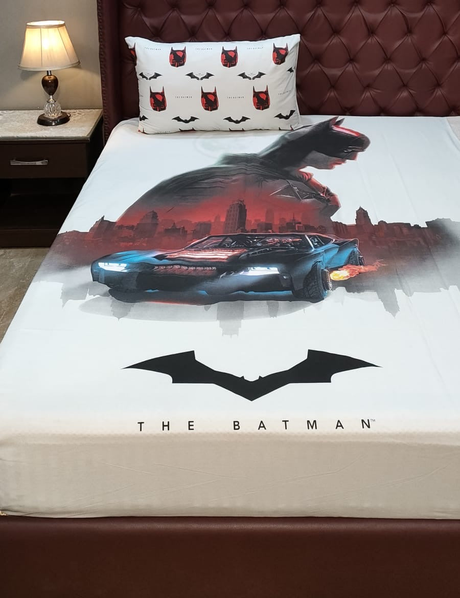 Batman Kids cotton Bedsheet