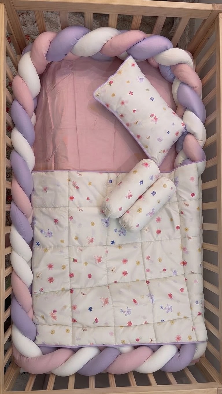 Braided Bumper Cot Set - 3654