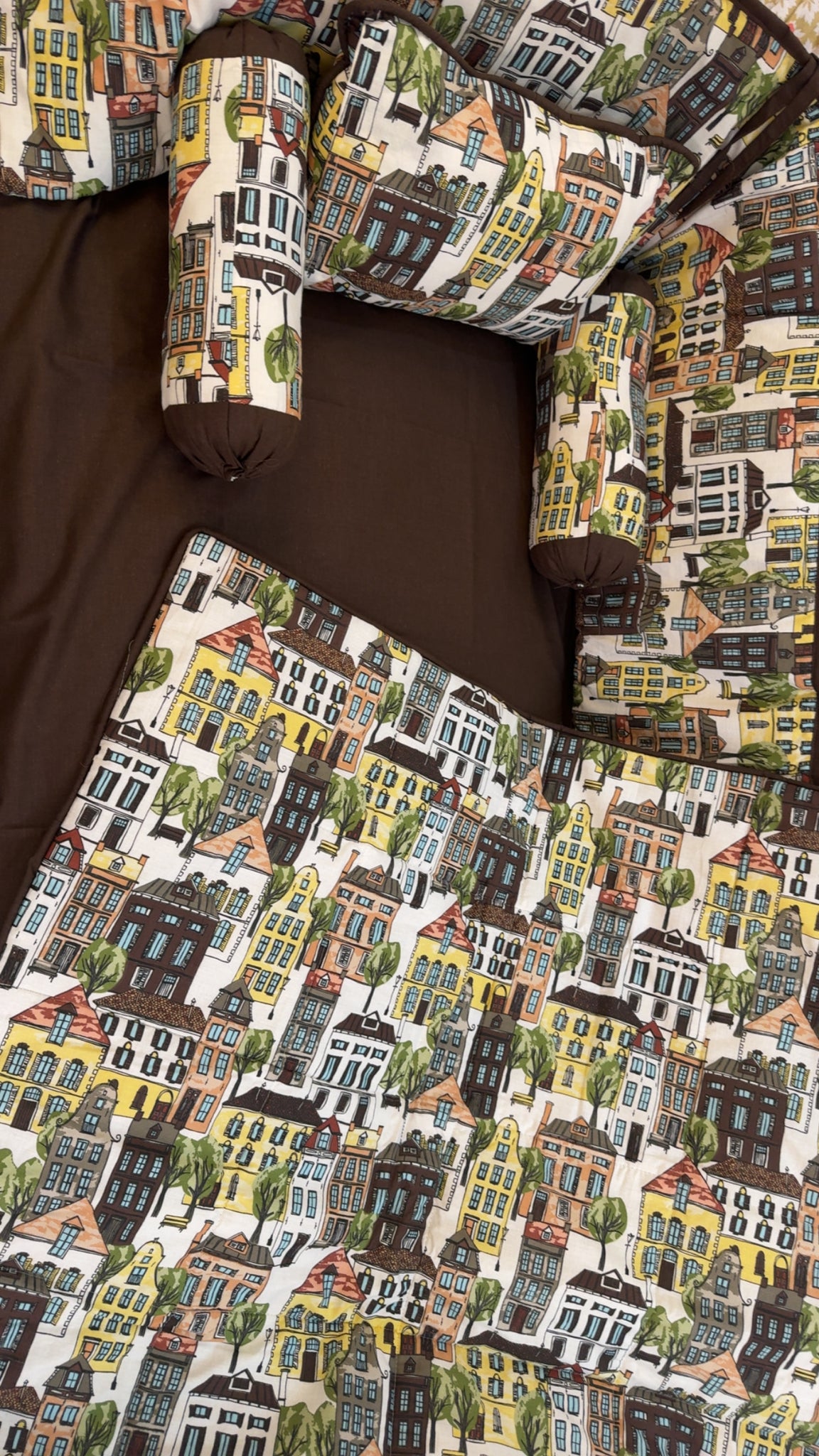 Houses Cot Bedding Set