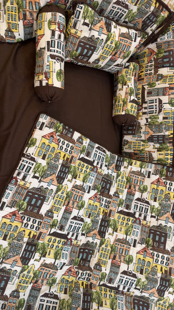 Houses Cot Bedding Set