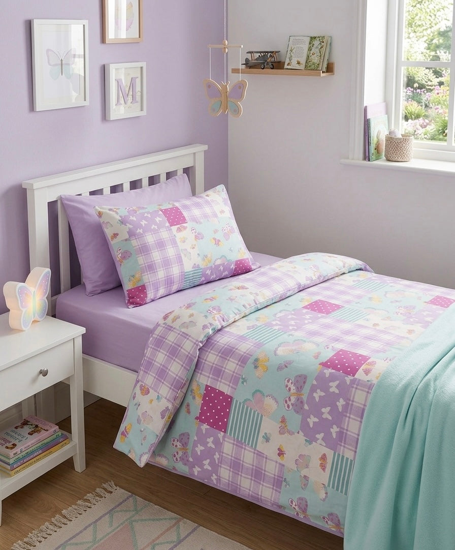 Butterfly Kids Comforter\Duvet Set