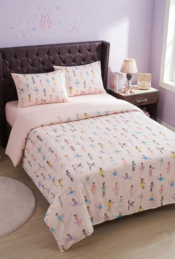 Dancing baklerina Kids Comforter\Duvet Set
