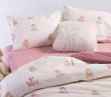 Doll in castle Kids Comforter\Duvet Set
