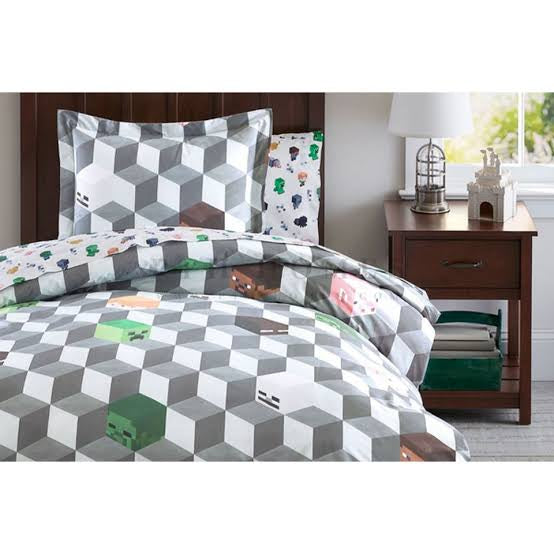 Mine craft pottery barn Kids Comforter\Duvet Set