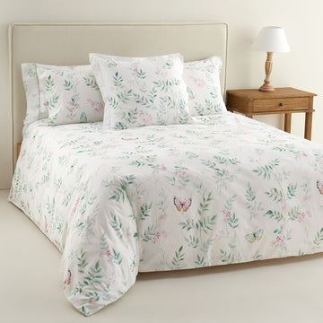 Butterfly Garden King Size Comforter Set - With Filling