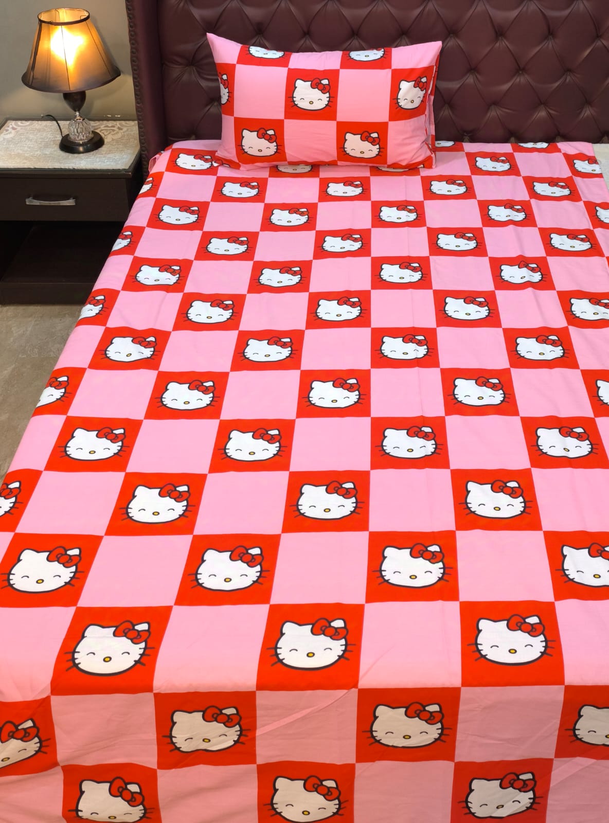 Hello Kitty Kids cotton Bedsheet